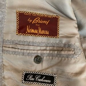 Brioni grey pure Cashmere blazer